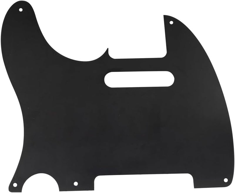 ROZILO Black 3 Ply 5 Hole Vintage Guitar Tele Pickguard for USA/Mexican Made Fender Standard Telecaster Style - Image 2